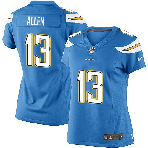 Women's Limited Keenan Allen Nike Jersey Electric Blue Alternate - #13 NFL Los Angeles Chargers